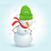 happy snowman cartoon clipart download