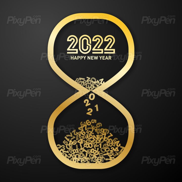 New year countdown 2022 - Vector Background • PixyPen