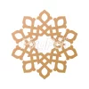simple and minimal abstract mandala decorative round pattern design. Persian art and Arab art style. vector and transparent PNG