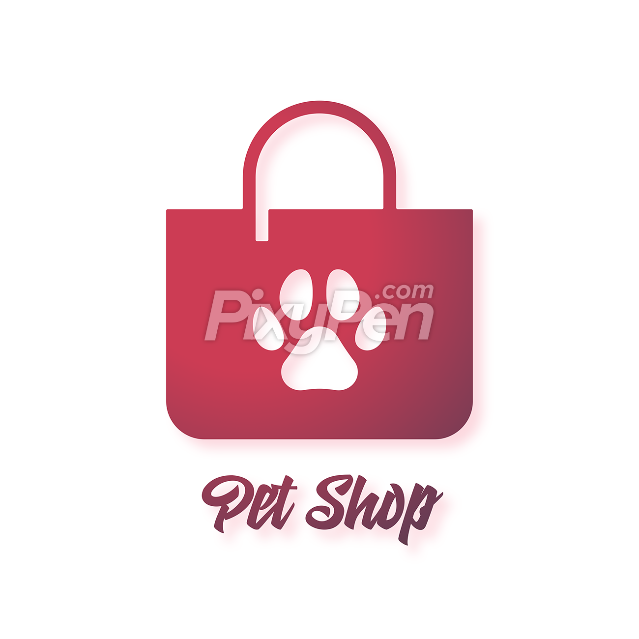 Online Shopping Bag Logo Template PNG vector in SVG, PDF, AI, CDR format