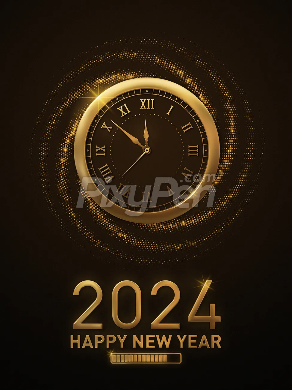 New Year Countdown 2024 Clock Alfi Lottie